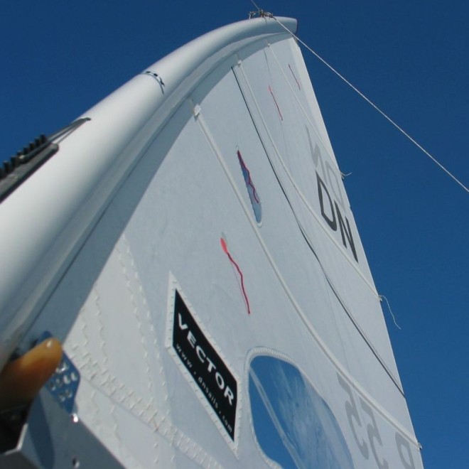 Żagiel regatowy DN bez listew