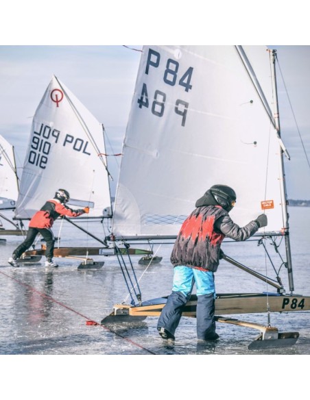 Żagiel Optimist ice regatowy