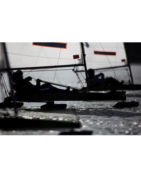 Żagiel Optimist ice regatowy