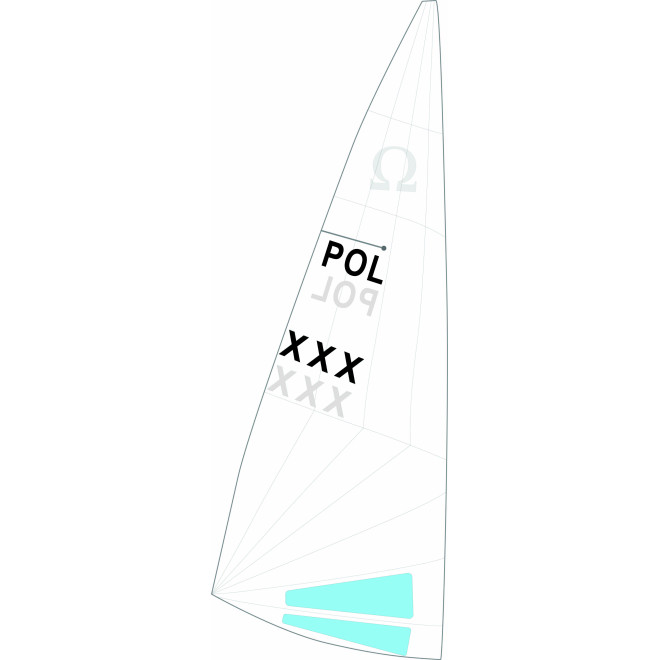 Usługa naklejania numeru na żagiel